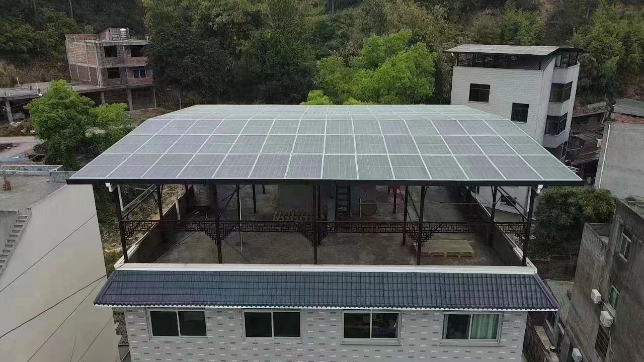 浚县15kw+10kwh自建别墅家庭光伏储能系统